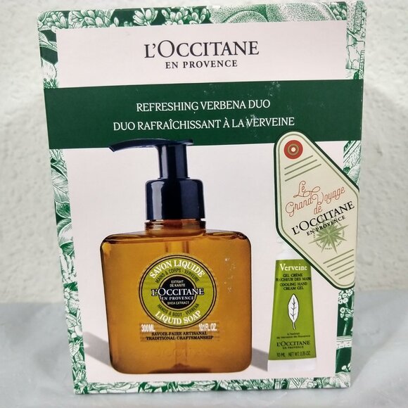 L'Occitane Refreshing Verbena Hand & Body Duo NIB - Picture 3 of 5